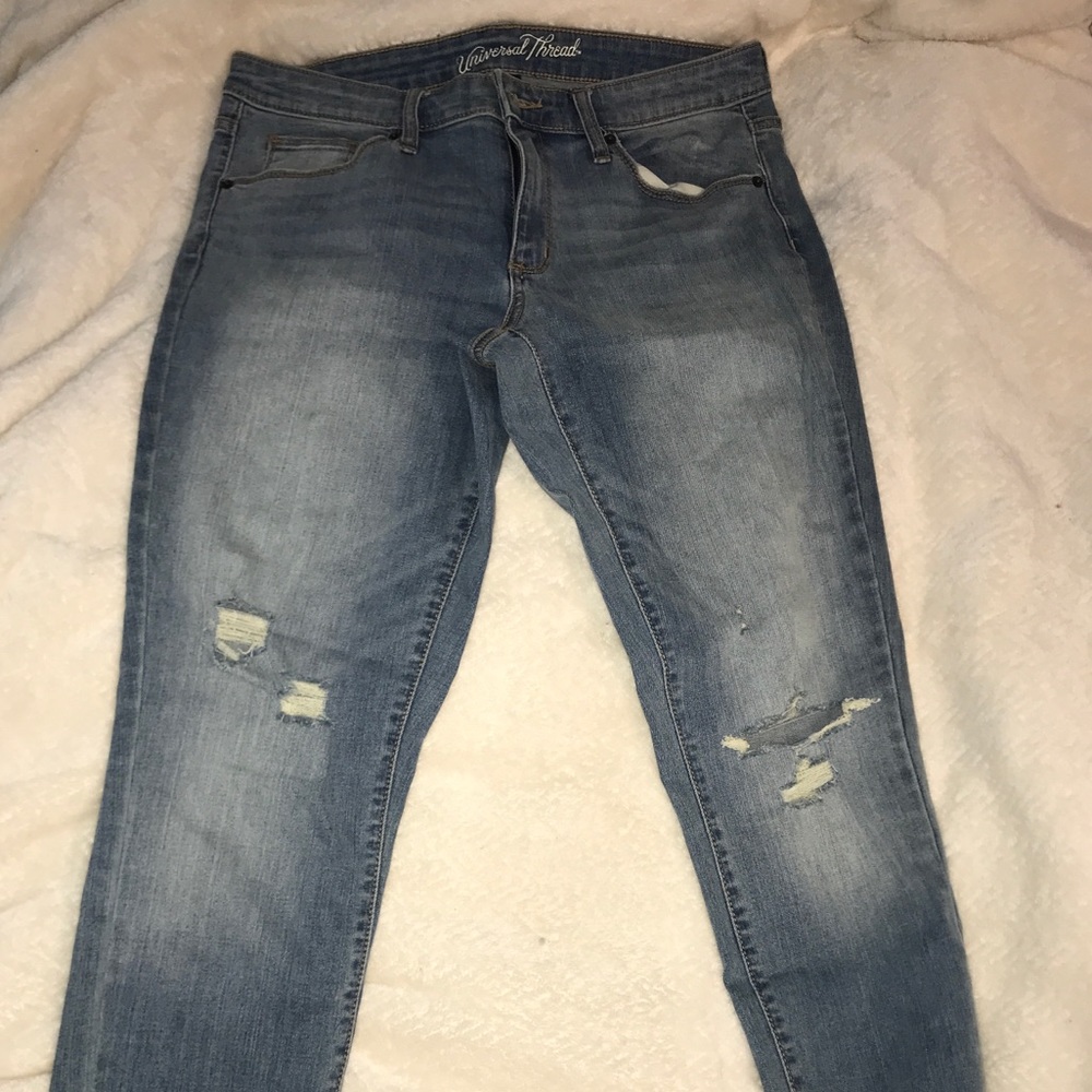 Light/Medium Wash Skinny Jeans
